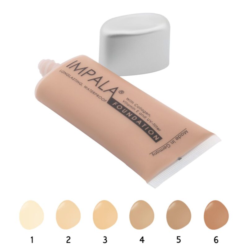 Impala Long Lasting Waterproof Foundation με Κολλαγόνο, Βιταμίνη Ε και Φίλτρα UV No03 - Image 3