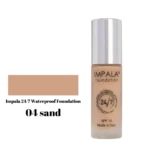 Impala Waterproof Foundation 24/7 SPF15 No04 - Sand 30ml