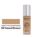 Impala Waterproof Foundation 24/7 SPF15 No06 - Natural Bronze 30ml