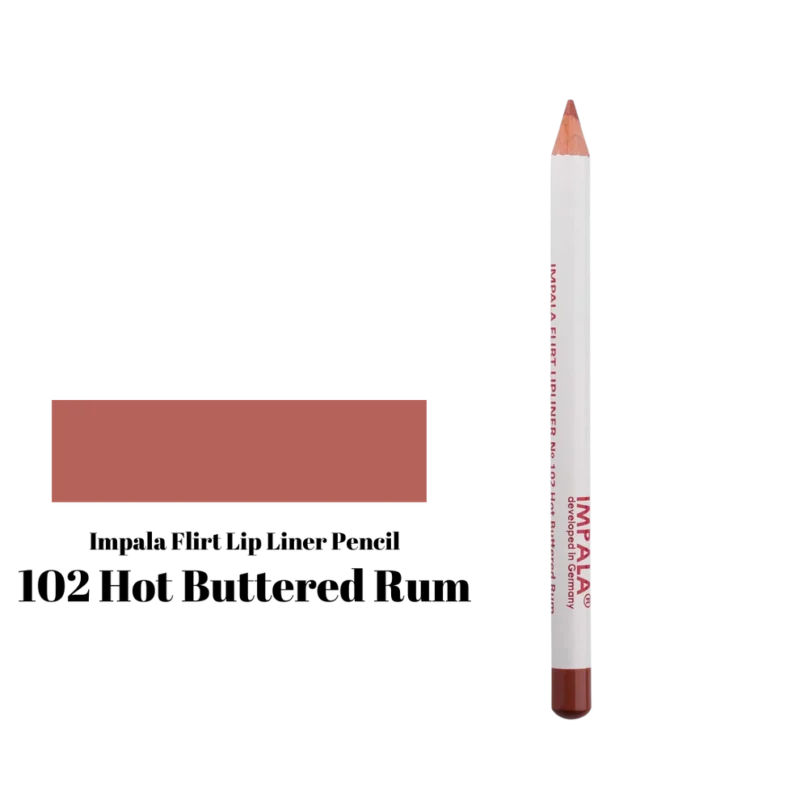  Impala Flirt Lip Liner No102 – Hot Buttered Rum | Ματ Μολύβι Χειλιών με Βιταμίνη Ε
