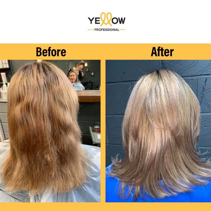 Alfaparf Yellow Liss Keratin Smoothing Treatment – Kit Θεραπείας Λείανσης με Κερατίνη - Image 6