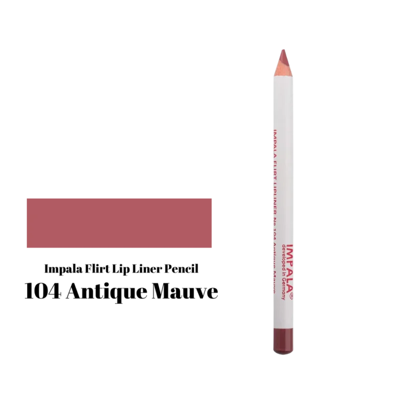 Impala Flirt Lip Liner No104 – Antique Mauve | Ματ Μολύβι Χειλιών με Βιταμίνη Ε