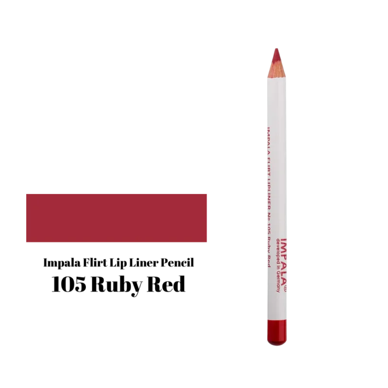 Impala Flirt Lip Liner No105 – Ruby Red | Ματ Μολύβι Χειλιών με Βιταμίνη Ε