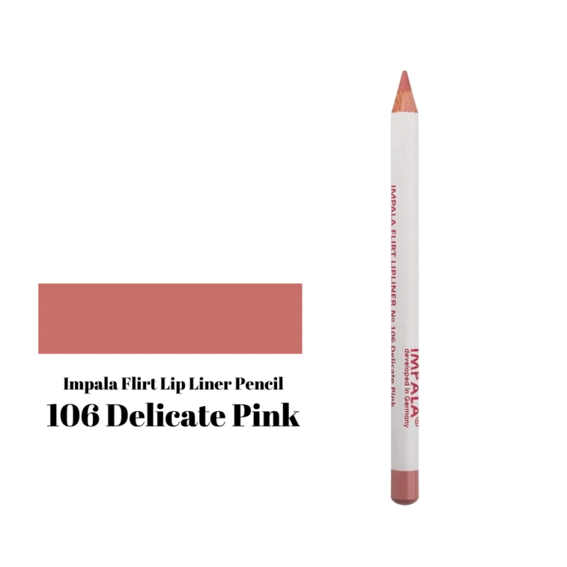 Impala Flirt Lip Liner No106 – Delicate Pink| Ματ Μολύβι Χειλιών με Βιταμίνη Ε