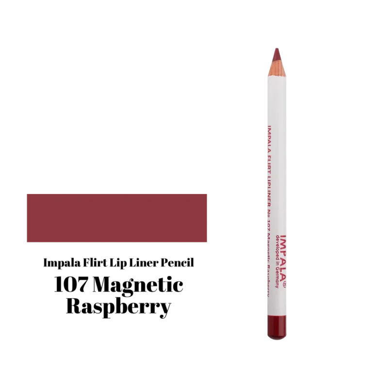 Impala Flirt Lip Liner No107 – Magnetic Raspberry| Ματ Μολύβι Χειλιών με Βιταμίνη Ε