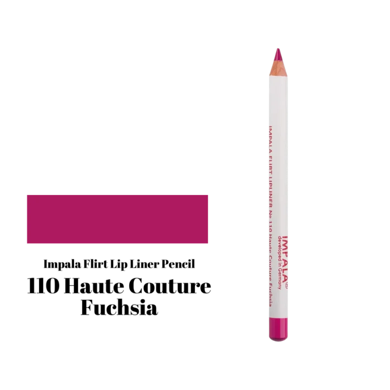 Impala Flirt Lip Liner No110 – Haute Couture Fuchsia| Ματ Μολύβι Χειλιών με Βιταμίνη Ε