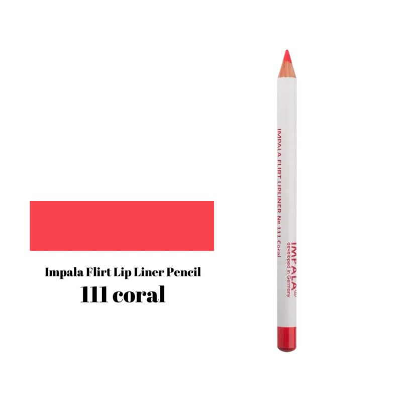 Impala Flirt Lip Liner No111 – Coral| Ματ Μολύβι Χειλιών με Βιταμίνη Ε