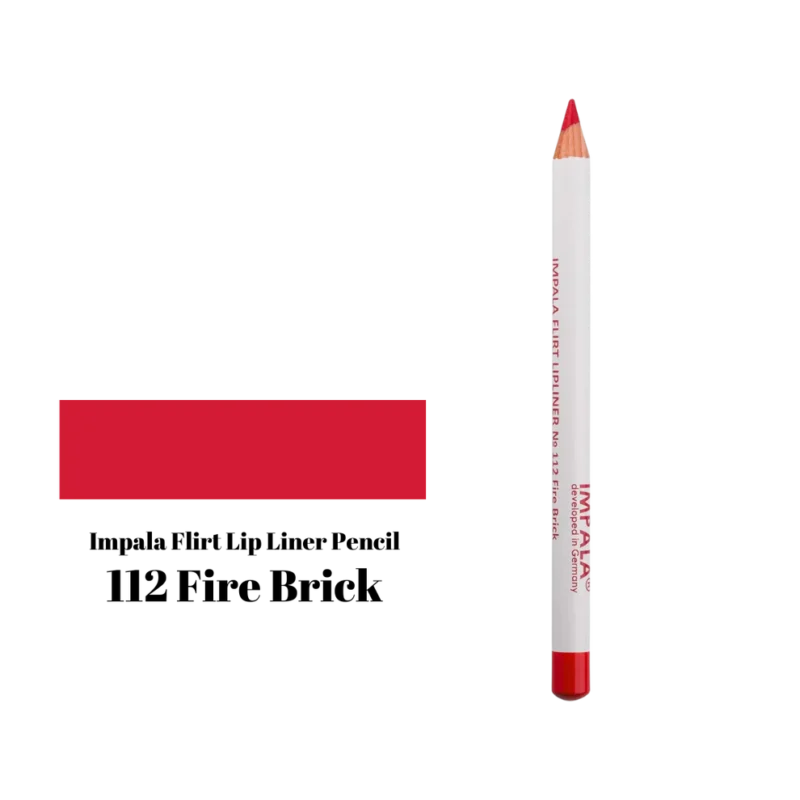 Impala Flirt Lip Liner No112 – Fire Brick | Ματ Μολύβι Χειλιών με Βιταμίνη Ε