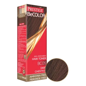 PRESTIGE BeColor Semi-Permanent Hair Toner 100ml – Ημιμόνιμη Κρέμα Ρεφλέ Χωρίς Αμμωνία & PPD για Λαμπερό, Φυσικό Χρώμα