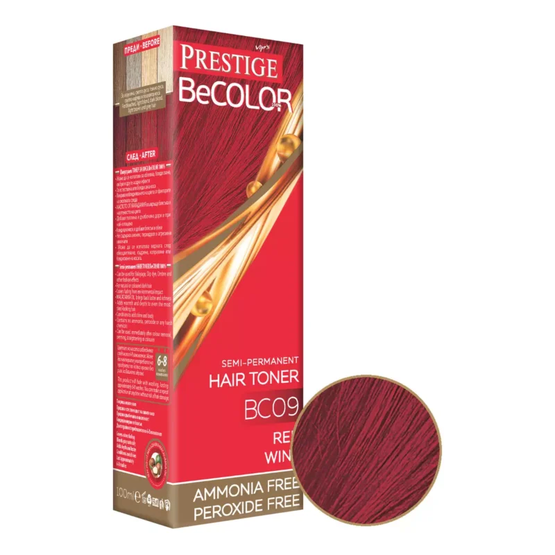 PRESTIGE BeColor Semi-Permanent Hair Toner 100ml – Ημιμόνιμη Κρέμα Ρεφλέ Χωρίς Αμμωνία & PPD για Λαμπερό, Φυσικό Χρώμα - Image 3