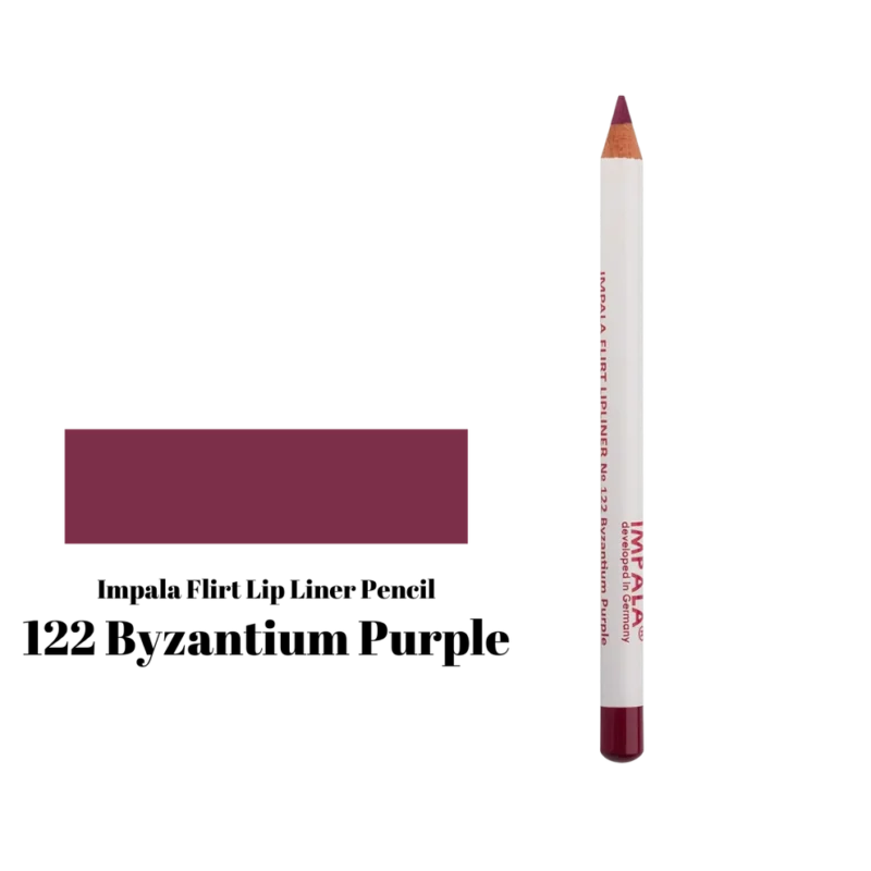 Impala Flirt Lip Liner No122 – Byzantium Purple| Ματ Μολύβι Χειλιών με Βιταμίνη Ε