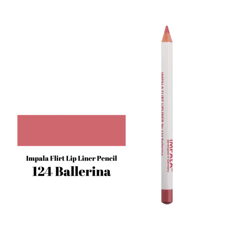 Impala Flirt Lip Liner No124 – Ballerina| Ματ Μολύβι Χειλιών με Βιταμίνη Ε