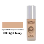 Impala Waterproof Foundation 24/7 SPF15 No03 - Light Ivory 30ml