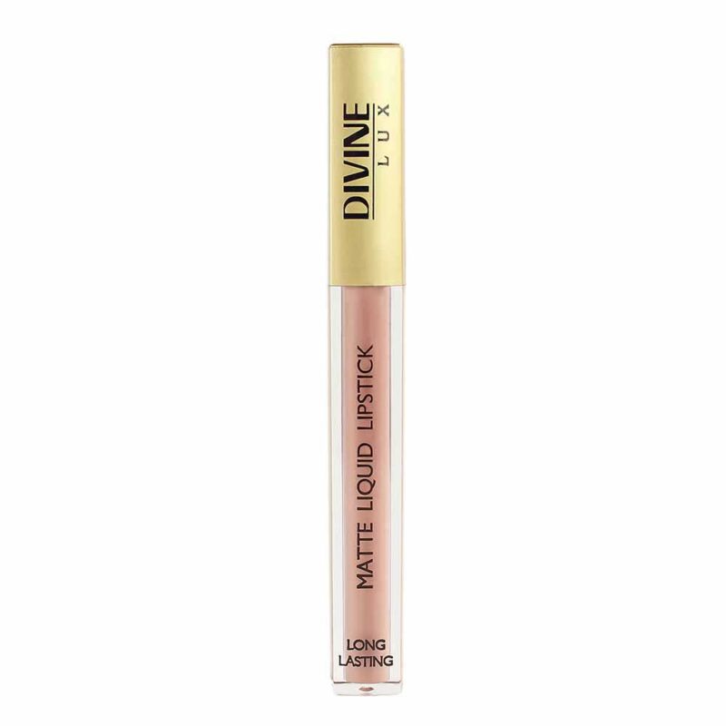 Divine Lux Matte Liquid Lipstick No.21 – Ματ Κραγιόν Υγρής Μορφής με Μακρά Διάρκεια & Βελούδινο Φινίρισμα