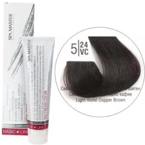 5/24VC Bright pearl copper brown hair SPA Cream Color Professional coloring for hair