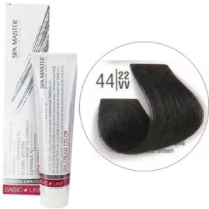 44/22VV Intensive violet brown hair SPA Cream Color Professional coloring for hair