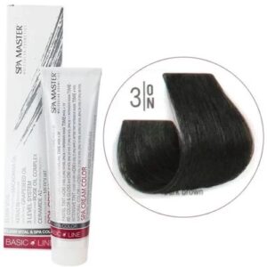 3/ON Dark brown hair SPA Cream Color Professional coloring for hair