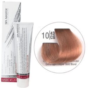 10/43CG Ultralight red blonde SPA Cream Color Professional coloring for hair