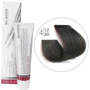 4/12AV Cold pearl brown hair SPA Cream Color Professional coloring for hair