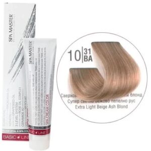 10/31BA Ultralight cold beige blonde SPA Cream Color Professional coloring for hair