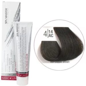 4/14АС Cold chocolate brown hair SPA Cream Color Professional coloring for hair