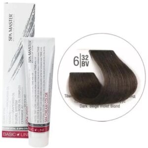 6/32BV Dark beige pearl blonde SPA Cream Color Professional coloring for hair