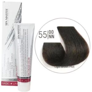 55/OONN Light brown haired enhanced SPA Cream Color Professional coloring for hair
