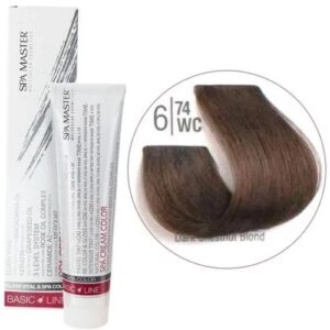 6/74WC Dark chestnut blonde SPA Cream Color Professional coloring for hair