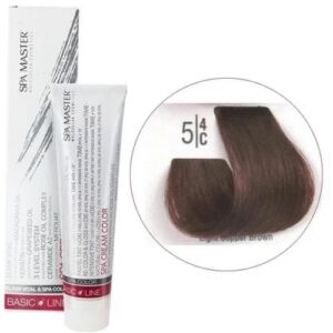 5/4C Light copper brown hair SPA Cream Color Professional coloring for hair