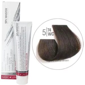 5/74WC Light chestnut brown hair SPA Cream Color Professional coloring for hair