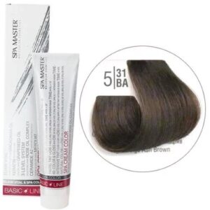 5/31BA Bright cold beige brown hair SPA Cream Color Professional coloring for hair