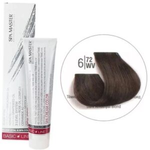 6/72WV Dark brown pearl blonde SPA Cream Color Professional coloring for hair
