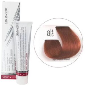 8/4C Bright copper blonde SPA Cream Color Professional coloring for hair