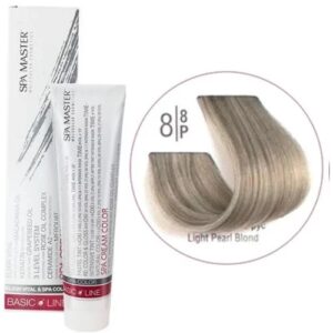 8/8P Bright pearly blonde SPA Cream Color Professional coloring for hair