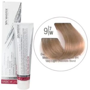 9/7W Very light brown blonde SPA Cream Color Professional coloring for hair