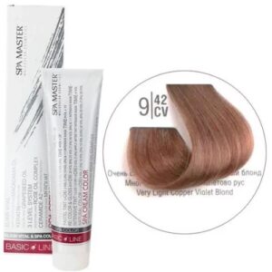 9/42CV Very light copper pearl blonde SPA Cream Color Professional coloring for hair