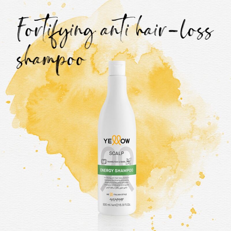 Alfaparf Σαμπουάν Κατά Της Τριχόπτωσης Yellow Scalp Energy Shampoo 500ml - Image 3