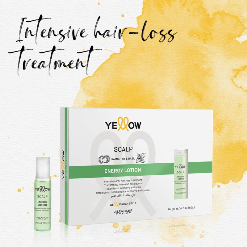 Alfaparf Αμπούλες Κατά Της Τριχόπτωσης Yellow Scalp Energy Lotion - Image 2