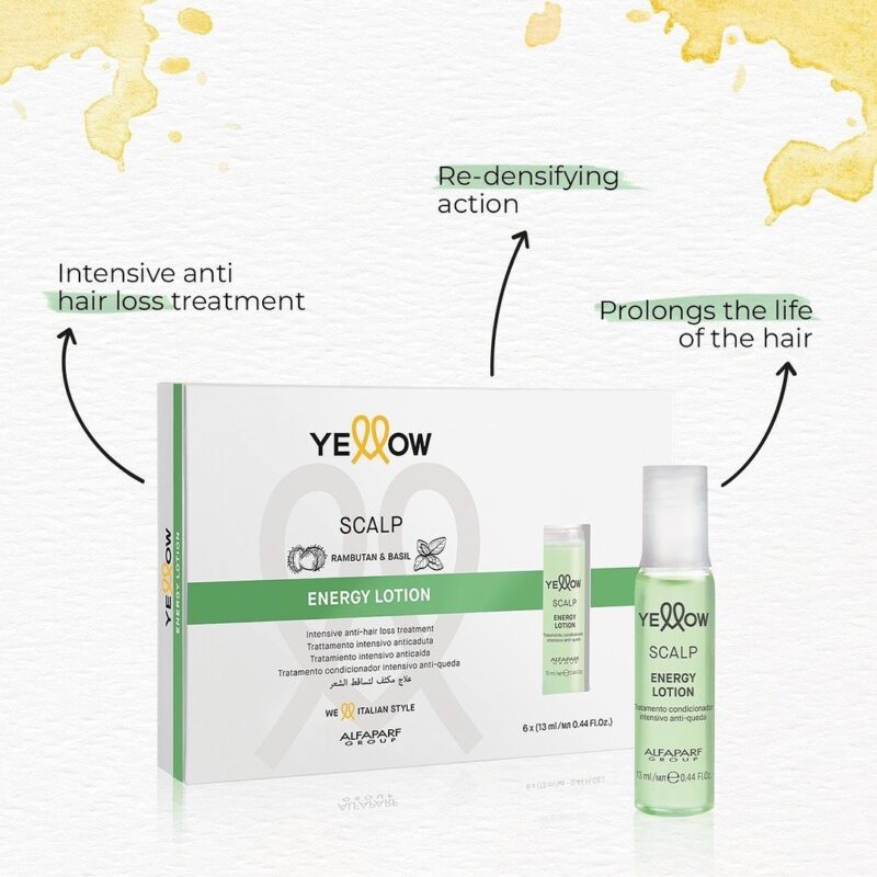 Alfaparf Αμπούλες Κατά Της Τριχόπτωσης Yellow Scalp Energy Lotion - Image 7