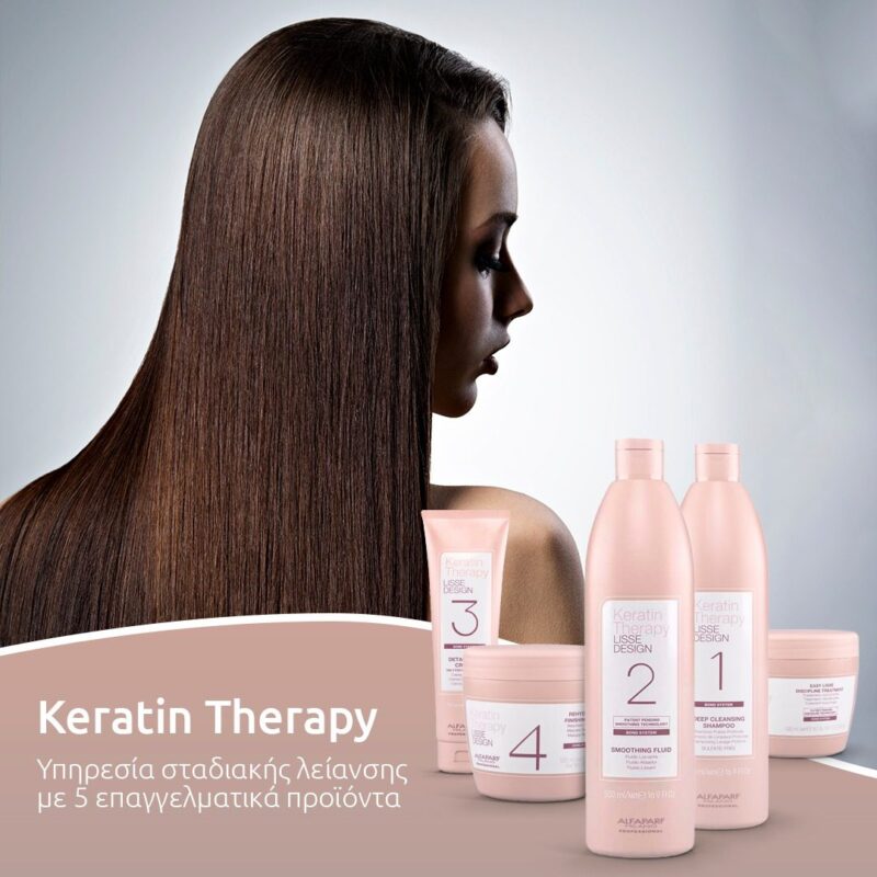 Alfaparf Milano Lisse Design Keratin Therapy Deep Cleansing Shampoo 500ml – Σαμπουάν Βαθύ Καθαρισμού με Κερατίνη - Image 2