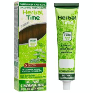 Έτοιμη Henna Μαλλιών Καστανό - Chestnut N5 Herbal Time 75ml