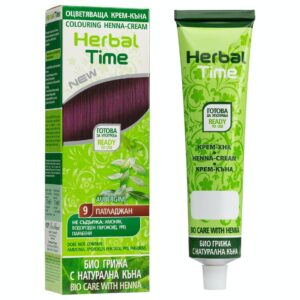 Έτοιμη Henna Μαλλιών Μελιτζανί - Aubergine N9 Herbal Time 75ml