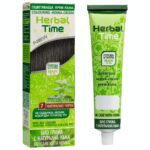 Έτοιμη Henna Μαλλιών Φυσικό Μαύρο - Black N7 Herbal Time 75ml