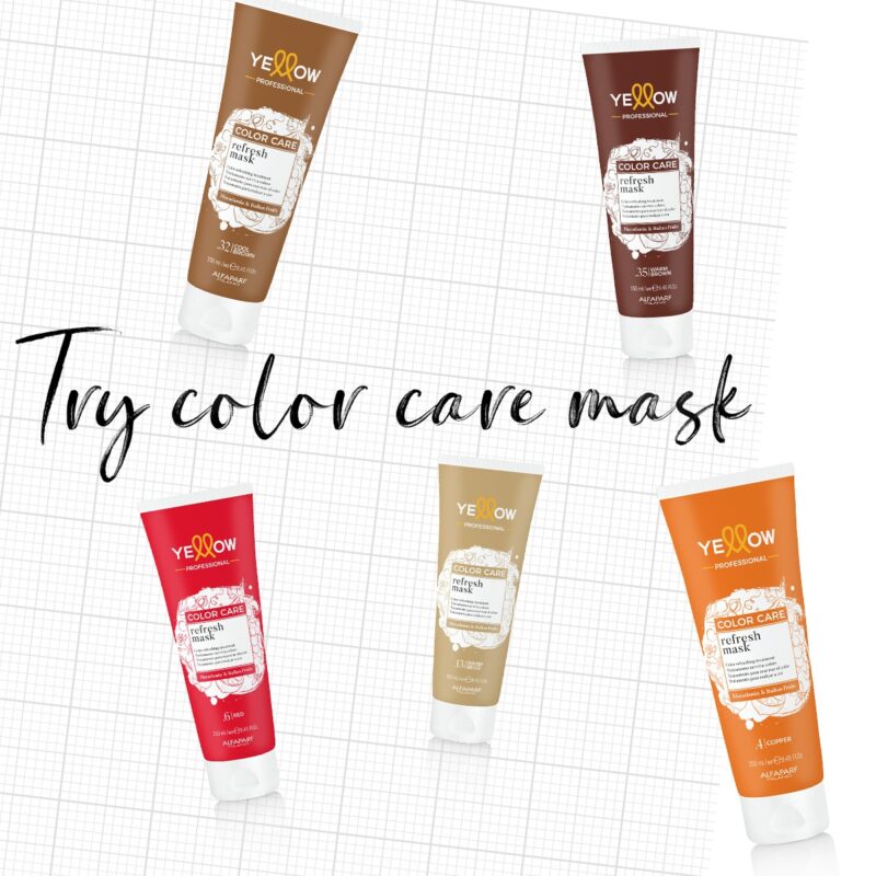 Alfaparf Μάσκα Ανανέωσης Χρώματος Μπέζ Άμμου 250ml Color Care Refresh Mask Warm Beige - Image 5