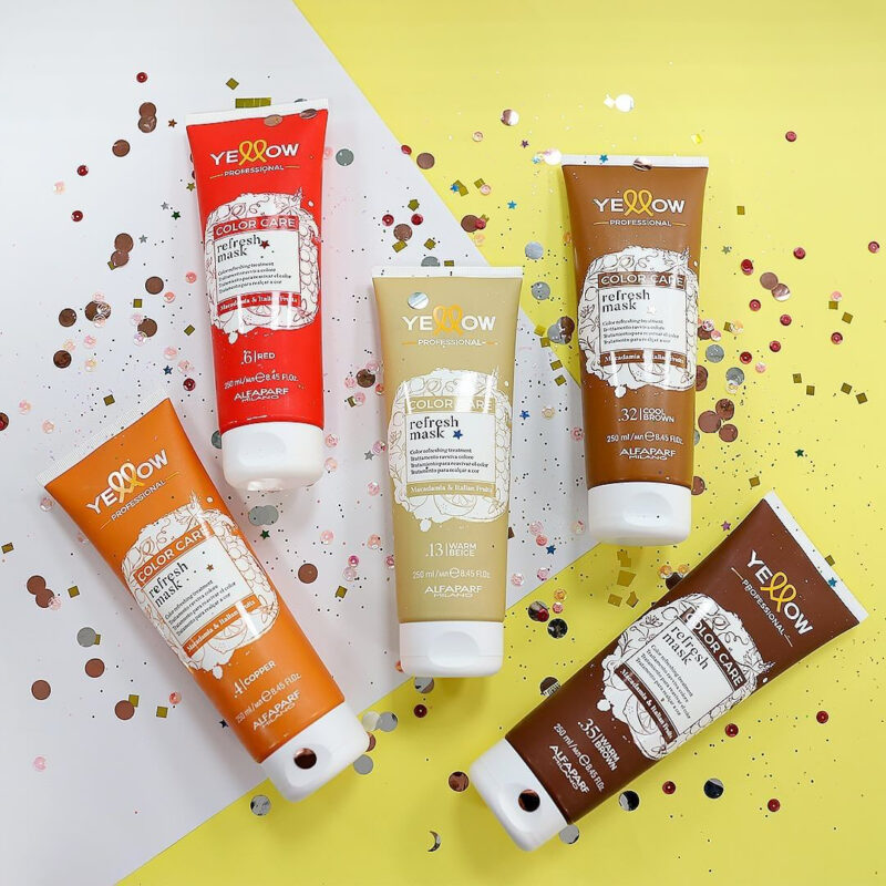 Alfaparf Μάσκα Ανανέωσης Χρώματος Μπέζ Άμμου 250ml Color Care Refresh Mask Warm Beige - Image 3