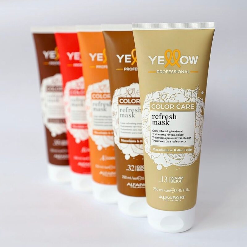 Alfaparf Μάσκα Ανανέωσης Χρώματος Μπέζ Άμμου 250ml Color Care Refresh Mask Warm Beige - Image 4