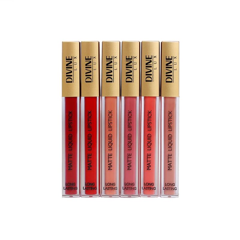 Divine Lux Matte Liquid Lipstick Long Lasting No19 - Transparent Matte - Image 4