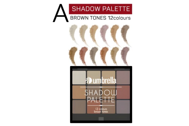 Παλέτα Με 12 Σκιές Ματιών No A - Nude Umbrella - Image 3