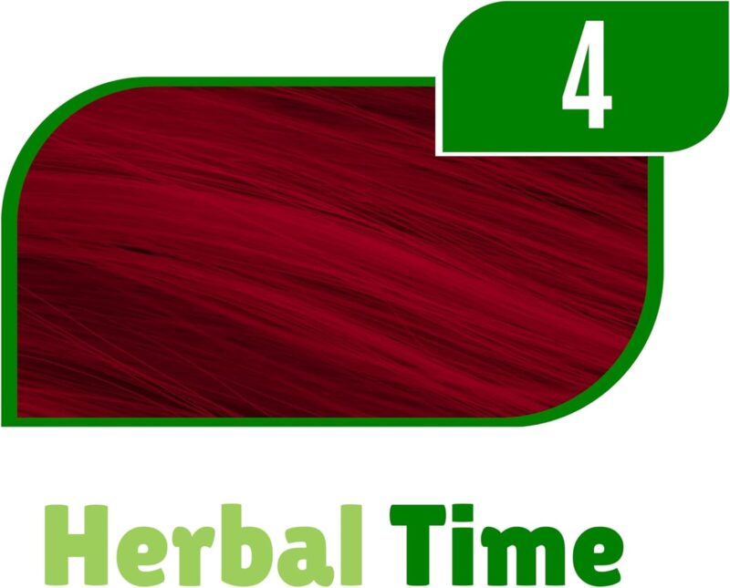 Έτοιμη Henna Μαλλιών Βυσσινί Κόκκινο - Morello N4 Herbal Time 75ml - Image 2