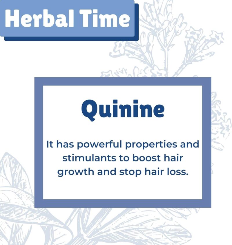 Herbal Time Quinine Micellar Shampoo 200ml | Ισχυρό Σαμπουάν με Κινίνη κατά της Τριχόπτωσης & για Υγιή Ανάπτυξη Μαλλιών - Image 5